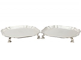 sterling silver waiters