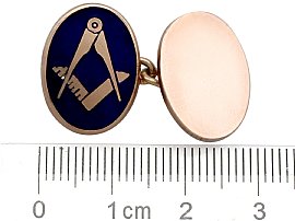Vintage Masonic Cufflinks size 