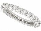 1.20 ct Diamond, 18 ct White Gold Full Eternity Ring - Vintage Circa 1960