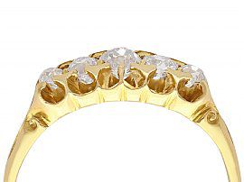Victorian Five Stone Diamond Dress Ring 