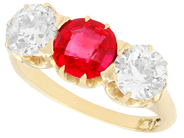 antique ruby ring