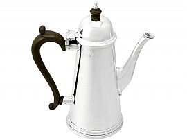 Sterling Silver Coffee Pot - George I Style - Vintage Elizabeth II (1961)
