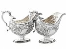 Sterling Silver Sauceboats - Regency Style - Antique George III (1765)