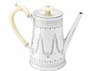 Sterling Silver Coffee Pot by Henry Holland - Antique Victorian (1873)
