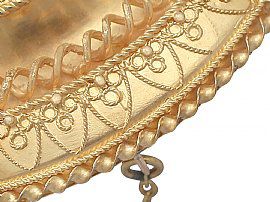 Victorian Gold Paste Brooch