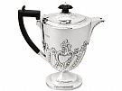 Sterling Silver Coffee Jug by Charles Stuart Harris - Antique Victorian (1897)