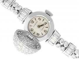 Vintage Art Deco Ladies Diamond Watch