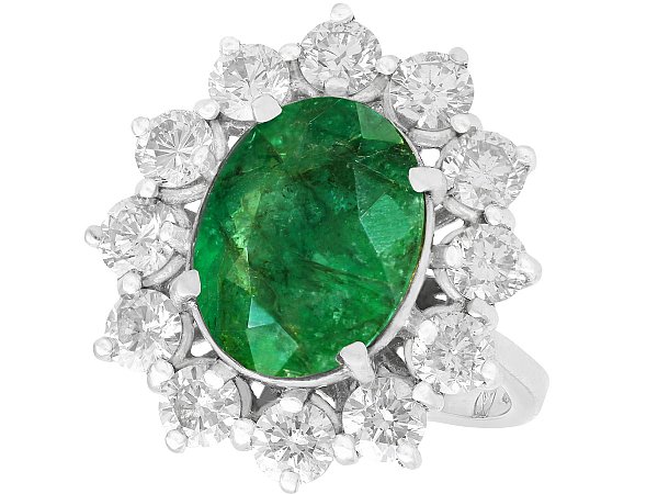 4.83 Carat Emerald Ring for Sale