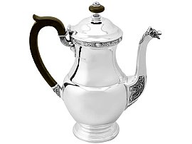 Sterling Silver Coffee Pot - Vintage (1959); W9242