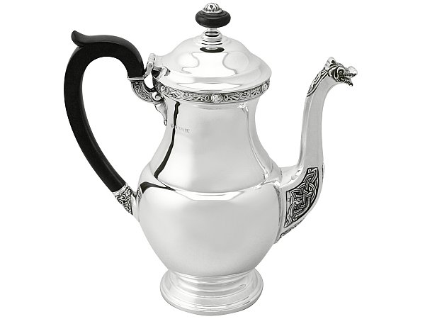 Vintage Sterling Silver Coffee Pot