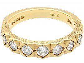Yellow Gold Vintage Eternity Ring