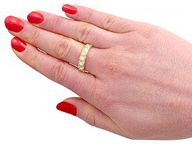 Yellow Gold Vintage Eternity Ring