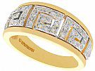 0.52 ct Diamond and 18 ct Yellow Gold Dress Ring - Contemporary 1998