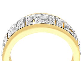 Contemporary Diamond Ring in Gold