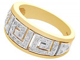 Contemporary Diamond Cocktail Ring in Gold