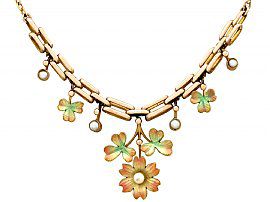Victorian Floral Necklace