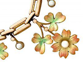 Antique Floral Necklace