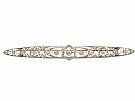 1.17 ct Diamond and 12 ct Yellow Gold Brooch - Antique Circa 1910