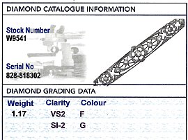Edwardian Diamond Brooch Grading
