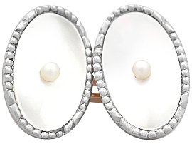Mother of Pearl Cufflinks & Studs for Sale
