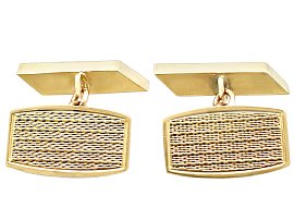 Mens 9ct Gold Cufflinks for Sale