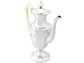 Solid Silver Coffee Pot