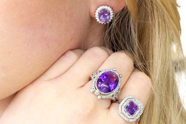 Antique Amethyst Jewellery For Sale